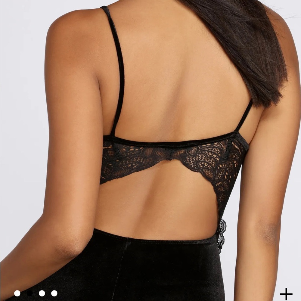 Windsor Black Taste Of Lace Mini Dress Size‎ S - Picture 3 of 9